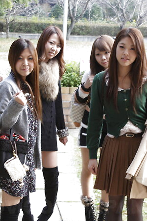 In this people orgy many Japan gals get cum in their slits and mouths.